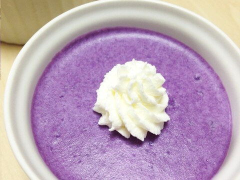 色鮮やか!!お芋のおいしい紫芋ムース